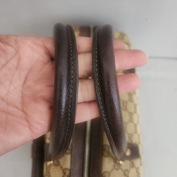 ✨️GUCCI GG Canvas Abbey D-Ring Bowling Bag - Picture 13 of 16